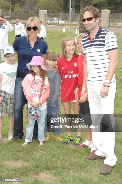 Tea Leoni, ?, ?, ?, ? and David Duchovny attend 21st ANNUAL A TIME FOR HEROES CELEBRITY PICNIC SPONSORED BY DISNEY TO BENEFIT THE ELIZABETH GLASER...