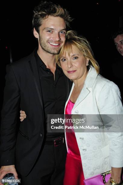 Sebastian Stan and Hilary Shor attend FERRAGAMO Launches ATTIMO On The Top of The Standard at The Standard on June 30, 2010 in New York City.