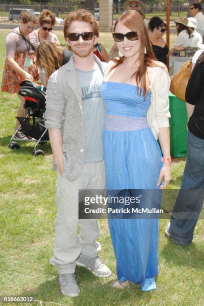 Seth Green and Clare Grant attend 21st ANNUAL A TIME FOR HEROES CELEBRITY PICNIC SPONSORED BY DISNEY TO BENEFIT THE ELIZABETH GLASER PEDIATRIC AIDS...