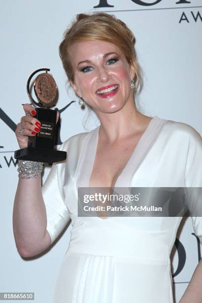 Katie Finneran attends 64th ANNUAL TONY AWARDS Red Carpet Arrivals at Radio City Music Hall on June 13, 2010 in New York City.