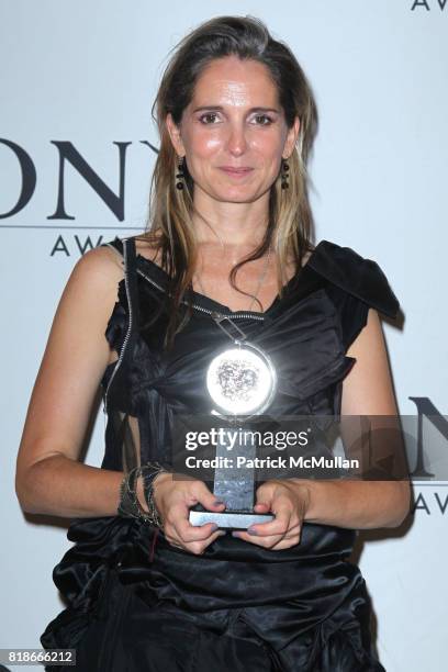 Christine Jones attends 64th ANNUAL TONY AWARDS Red Carpet Arrivals at Radio City Music Hall on June 13, 2010 in New York City.