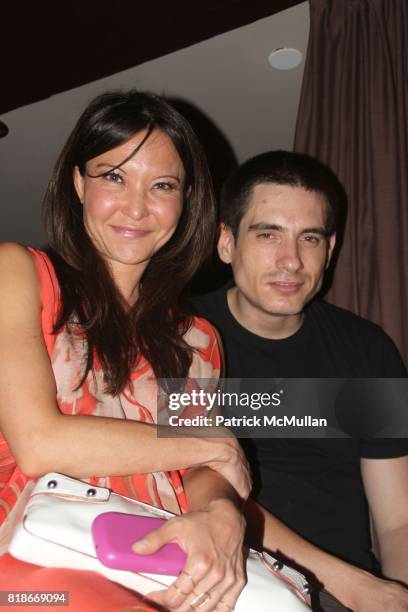 ? and Ethan Browne attend NOEL ASHMAN'S Birthday Party at LUCKY STRIKE on June 30th, 2011 in New York City.