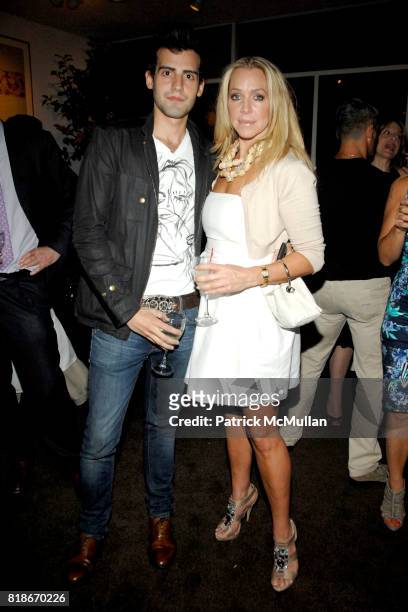 Paul Guevara and Anna Rothschild attend ARTWALK NEW YORK KICKOFF PARTY hosted by COALITION FOR HOMELESS at Michael's Restaurant on June 30, 2010 in...