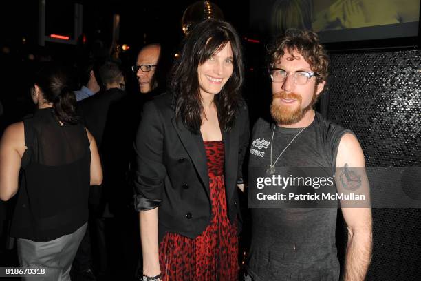 Tabitha Simmons and Dustin Yellin attend SALVATORE FERRAGAMO ATTIMO Launch Event at The Standard Hotel on June 30, 2010 in New York City.