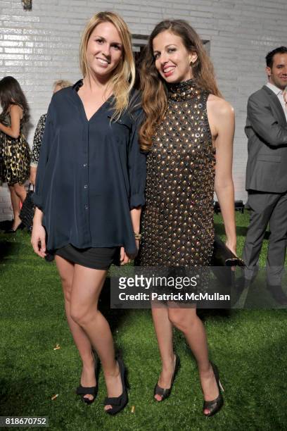 Daisy Johnson and Chiara Clemente attend FERRAGAMO Launches ATTIMO On The Top of The Standard at The Standard on June 30, 2010 in New York City.
