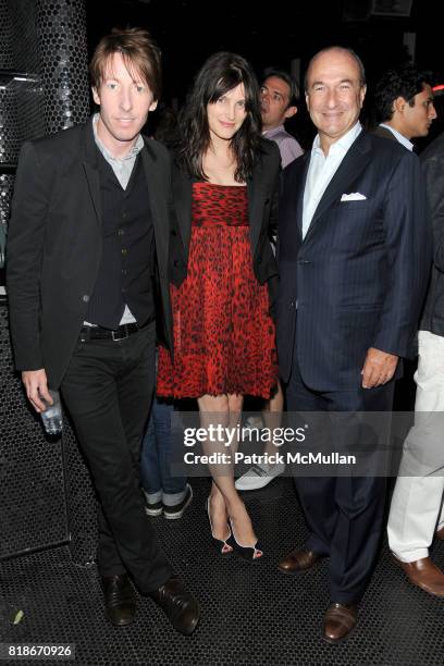 Craig McDean, Tabitha Simmons and Michele Norsa attend SALVATORE FERRAGAMO ATTIMO Launch Event at The Standard Hotel on June 30, 2010 in New York...