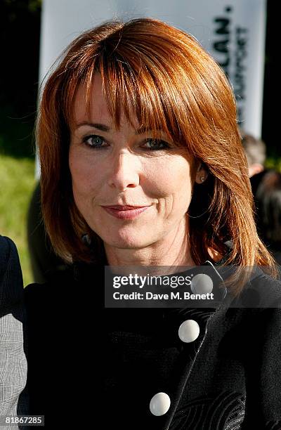 Kay Burley attends the Macmillan Dog Day, at the Royal Hospital Chelsea on July 8, 2008 in London, England.