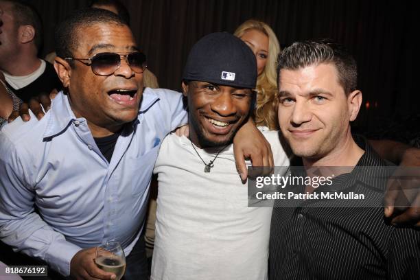 George Wayne, Eric Kelly and Tom Murro attend NOEL ASHMAN'S Birthday Party at Lucky Strike on June 30th, 2010 in New York City.