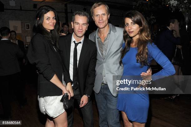 Team Calvin:, Nacole Snoep, Josh Reed, Malcolm Carfrae and Vasoula Barbagiannis attend 2010 WHITNEY ART PARTY Presented by BCBGMAXAZRIA at 82Mercer...