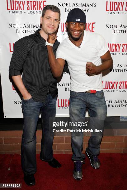 Tom Murro and Eric Kelly attend NOEL ASHMAN'S Birthday Party at Lucky Strike on June 30th, 2010 in New York City.