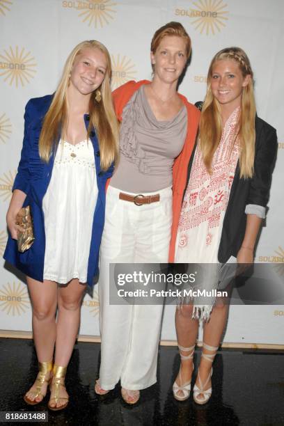 Sophie Snook, Dee Snook and Calli Snook attend SOLAR ONE'S Revelry By The River: "IMAGINE" at Solar One on June 9th, 2010 in New York City.