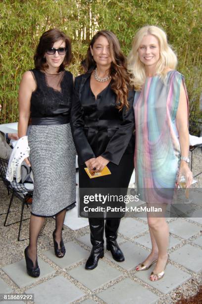 Holly Baril, ? and Chelsea Hadley attend The Director’s Circle of the Los Angeles County Museum of Art Supports Midcentury California Design...