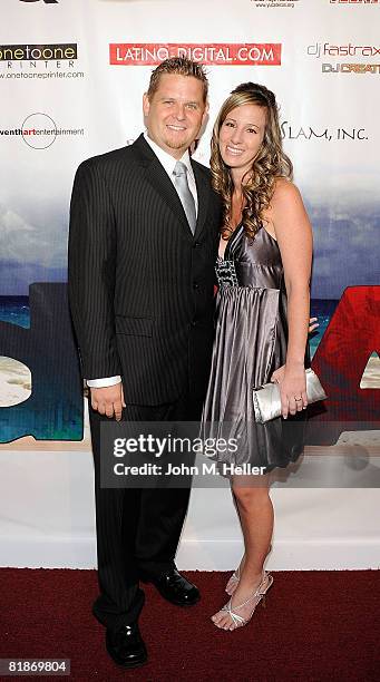David Murphy, Writer/Director "No Bad Days" and Andrea Russo attend the World Premiere Screening of "No Bad Days" on July 8. 2008 at the Egyptian...