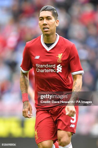 Liverpool's Roberto Firmino