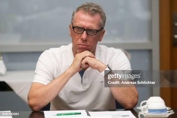 Peter Stoeger at DFB Headquarters on July 19, 2017 in Frankfurt am Main, Germany.