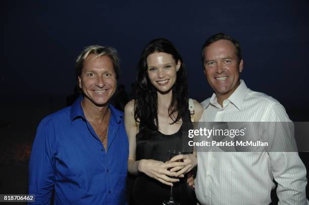 Coerte Felske, Diana Gartner and Bruce Cox attend PHOENIX HOUSE Annual Cocktail Party at Home of Margie and Michael Loeb on June 26, 2010 in...