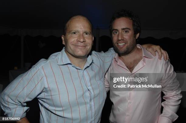 Michael Loeb and Chris Barish attend PHOENIX HOUSE Annual Cocktail Party at Home of Margie and Michael Loeb on June 26, 2010 in Southampton, New York.