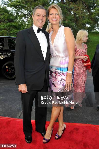 Clay Rohrbach and Anne Rohrbach attend THE CONSERVATORY BALL at The New York Botanical Garden on June 3, 2010 in New York City.