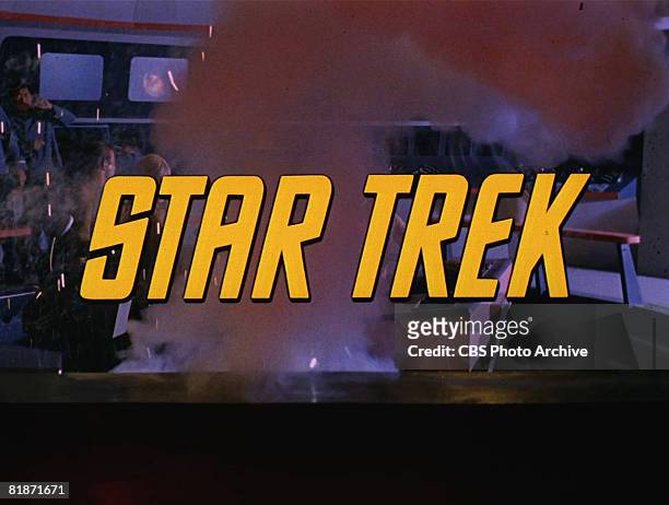 The title screen from 'The Man Trap,' the premiere episode of 'Star Trek,' shows an explosion on the bridge of the Starship Enterprise. The episode...
