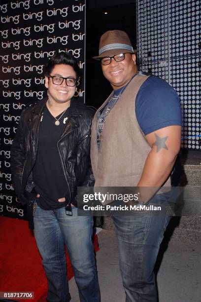 Andrew Garcia and Michael Lynche attend BING HOSTS CELEBRATION OF CREATIVE MINDS HOSTED BY RYAN SEACREST WITH SPECIAL PERFORMANCE BY DRAKE at BOA...