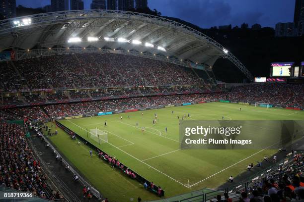 Hong Kong Stadium during the Premier League Asia Trophy match between Leicester City and West Bromwich Albion on July 19th , 2017 in So Kon Po, Hong...