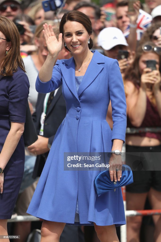 The Duke And Duchess Of Cambridge Visit Germany - Day 1