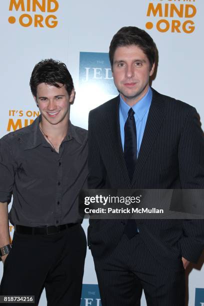 Connor Paolo and Courtney Knowles attend THE JED FOUNDATION Hosts Ninth Annual INFINITE POSSIBILITIES GALA at Guastavino's on June 10, 2010 in New...