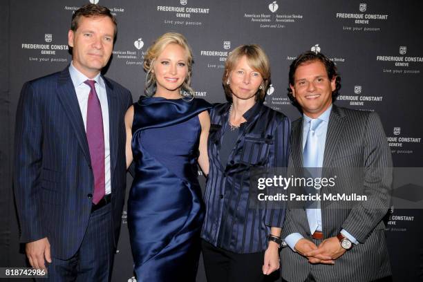 Peter Stas, Candice Accola, Aletta Stas and Ralph Simons attend Frederique Constant's Passion Award at Cipriani Wall St. On June 29, 2010 in New York...