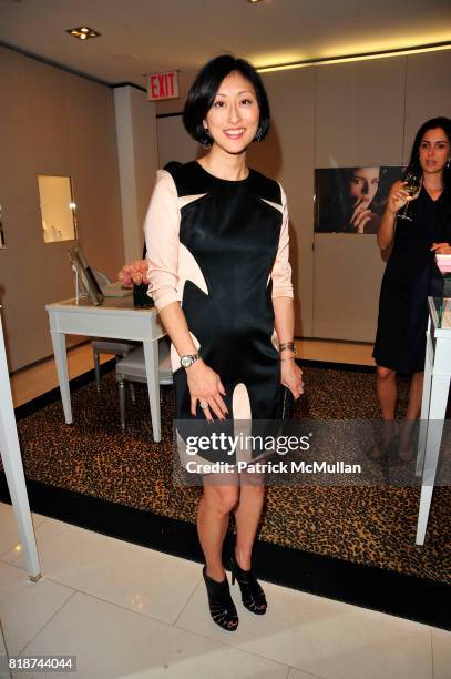 Adelina Wong Ettelson attends DIOR JOAILLERIE special launch of the BOIS de ROSE Collection at Dior Boutique NYC on June 10, 2010.