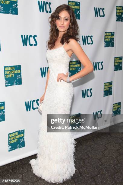 Emmy Rossum attends Wildlife Conservation Society Spring 2010 Gala "Flight of Fancy" at Central Park Zoo on June 10, 2010 in New York City.