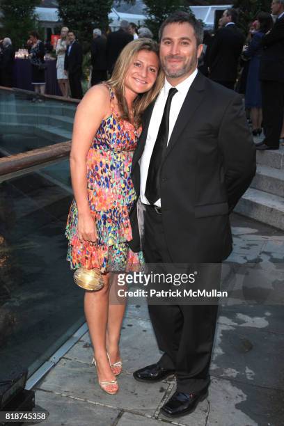 Lilli Goldberg and Kevin Lawner attend Wildlife Conservation Society Spring 2010 Gala "Flight of Fancy" at Central Park Zoo on June 10, 2010 in New...