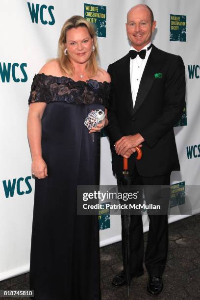 Katharina Otto-Bernstein and Prince Dimitri of Yugoslavia attend Wildlife Conservation Society Spring 2010 Gala "Flight of Fancy" at Central Park Zoo...