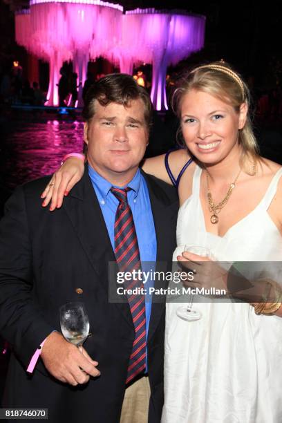 Robert Matheson and Mareill Kierman attend Wildlife Conservation Society Spring 2010 Gala "Flight of Fancy" at Central Park Zoo on June 10, 2010 in...