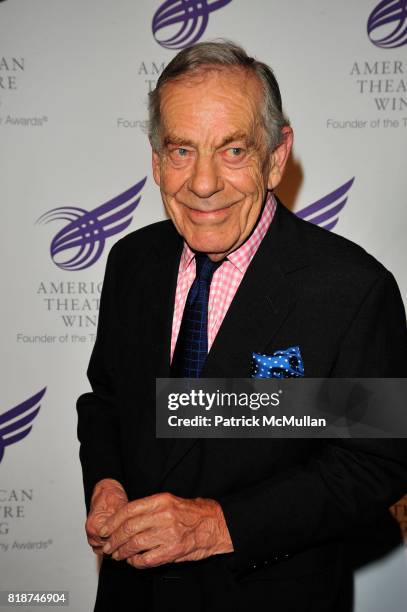 Morley Safer attends 2010 American Theater Wing Gala at Cipriani 42nd NYC on June 7, 2010.