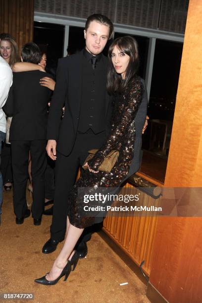 Michael Pitt and Jamie Bochert attend SWAROVSKI After Party for the 2010 CFDA Awards at The 18th Floor on June 7, 2010 in New York City.