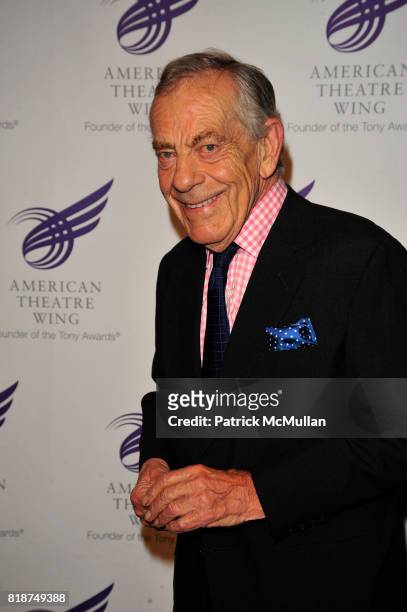 Morley Safer attends 2010 American Theater Wing Gala at Cipriani 42nd NYC on June 7, 2010.