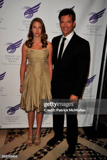 Georgia Connick and Harry Connick Jr attend 2010 American Theater Wing Gala at Cipriani 42nd NYC on June 7, 2010.