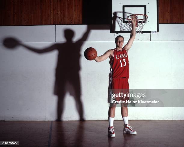 Coll, Basketball: Portrait of Utah's Hanno Mottola, Helsinki, FIN 8/4/1999