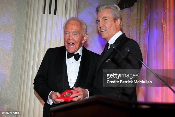 Henry T. Segerstrom and Terry Lundgren attend Carnegie Hall Medal of Excellence Gala Honoring HENRY T. SEGERSTROM at Waldorf-Astoria on June 7, 2010...