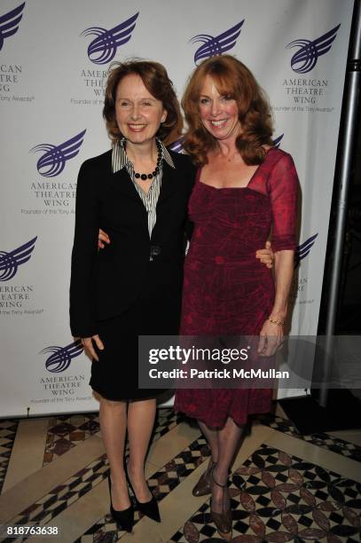 Kate Burton and Amy Van Nostrand attend 2010 American Theater Wing Gala at Cipriani 42nd NYC on June 7, 2010.