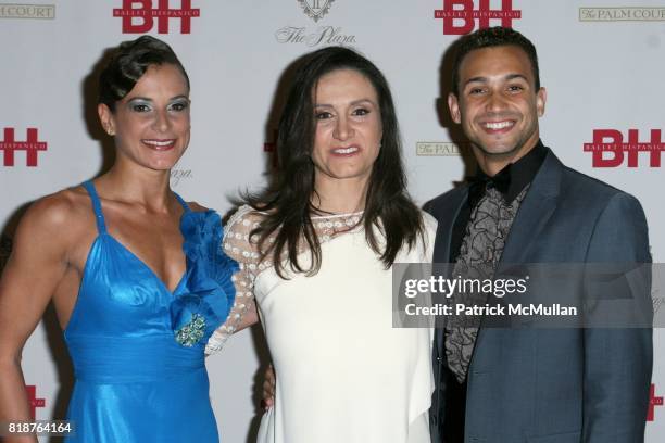 Vanessa Valecillos, Michelle Caruso-Cabrera and Nicholas Villeneuve attend BALLET HISPANICO'S 40th Anniversary Spring Gala at the Plaza Hotel on...