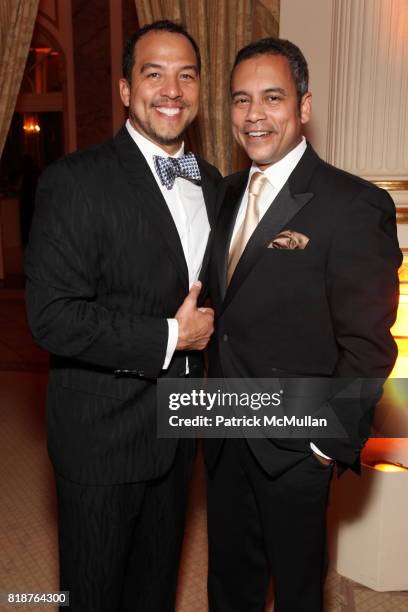 Eduardo Villaro and Gregory Stewart at BALLET HISPANICO'S 40th Anniversary Spring Gala at The Plaza on April 19, 2010 in New York City.