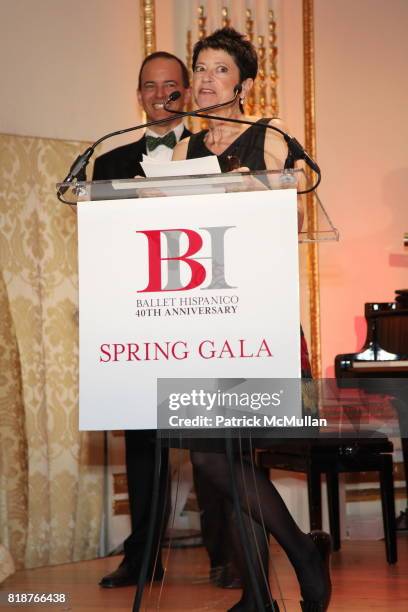 David Perez and Jody Arnhold attend BALLET HISPANICO'S 40th Anniversary Spring Gala at The Plaza on April 19, 2010 in New York City.