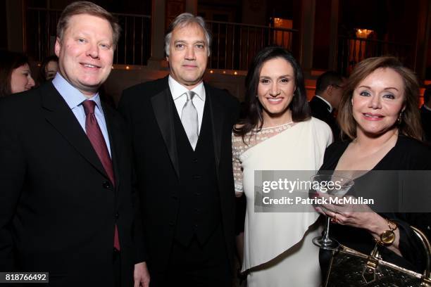 Herb Scannell, Michelle Caruso-Cabrera and Maria Caruso attend BALLET HISPANICO'S 40th Anniversary Spring Gala at The Plaza on April 19, 2010 in New...