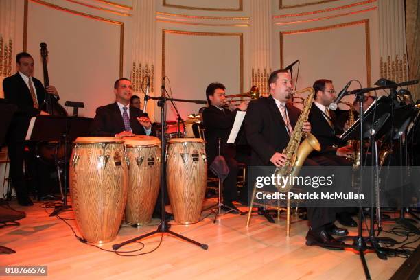 Afro-Latin Orchestra attends BALLET HISPANICO'S 40th Anniversary Spring Gala at The Plaza on April 19, 2010 in New York City.