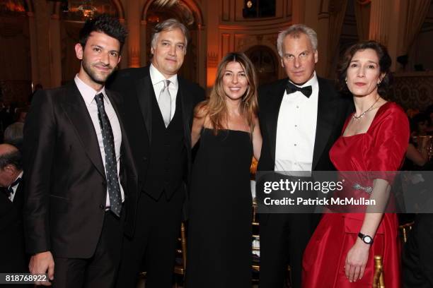 Paul Arnhold, Herb Scannell, Nina Garcia, ? and ? attend BALLET HISPANICO'S 40th Anniversary Spring Gala at The Plaza on April 19, 2010 in New York...