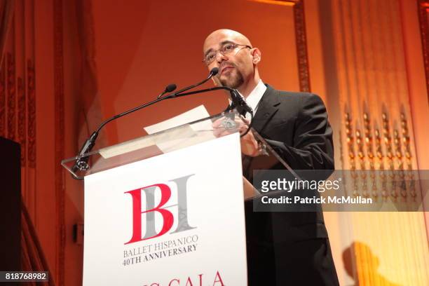 Nilo Cruz attends BALLET HISPANICO'S 40th Anniversary Spring Gala at The Plaza on April 19, 2010 in New York City.