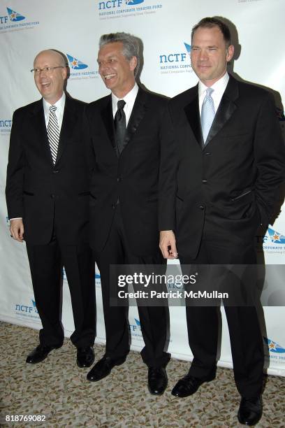 Bruce Whitacre, Michael Ritchie and Todd Shultze attend NATIONAL CORPORATE THEATRE FUND'S" 2010 Chairman's Awards Gala" at The St. Regis Hotel on...