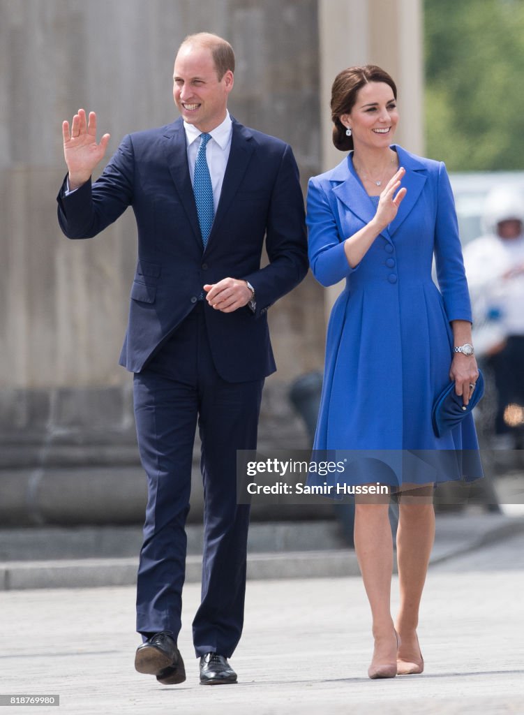 The Duke And Duchess Of Cambridge Visit Germany - Day 1