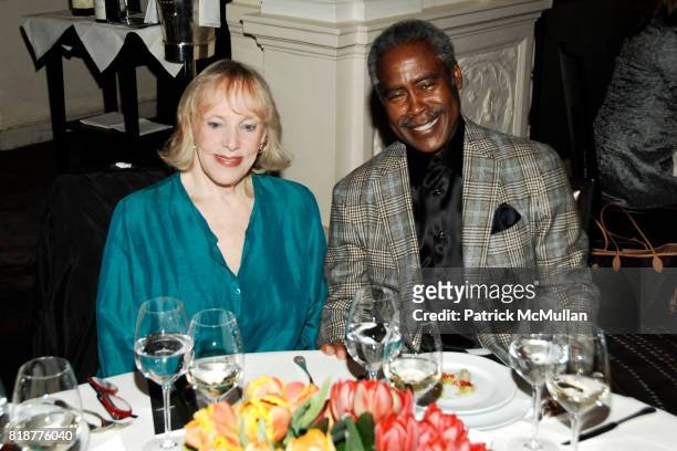 Gael Greene and Ed Lewis attend "BURGUNDY, BORDEAUX, BLUE JEANS & BLUES" A Casual Sunday Supper at DANIEL for the benefit of CITYMEALS-ON-WHEELS at...